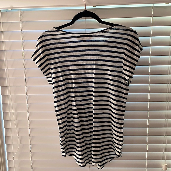 NEVER WORN ANN TAYLOR LINEN T-SHIRT - Picture 4 of 4